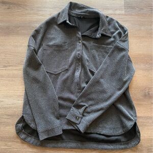 Blu Pepper Gray Button Down Shirt